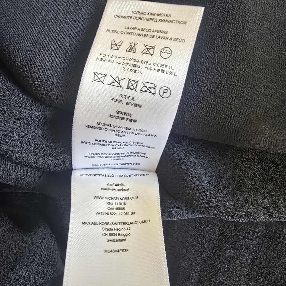 Michael Kors Black and White Stripe Tank Maxi Dress Large Coastal Resort Summer - Picture 10 of 10